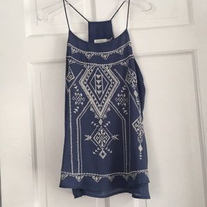 Embroidered tank top